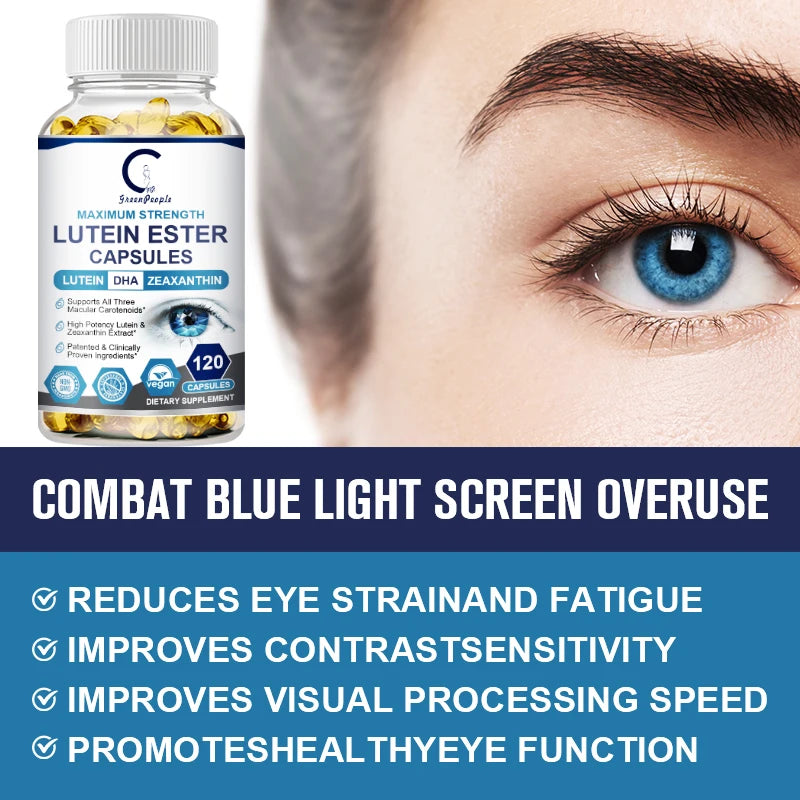 Lutein Bilberry Capsules  Dry Eyes and Vision Health Eye