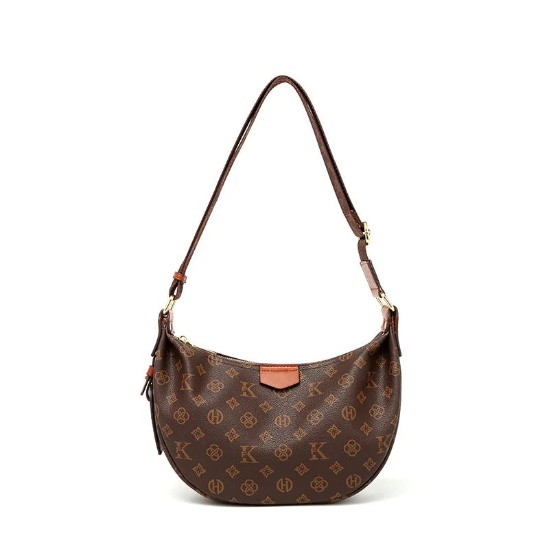 Underarm Hobo Bag Soft Faux Leather Shoulder Crossbody Bag Minimalist Casual Daily Shopping Small Handbags