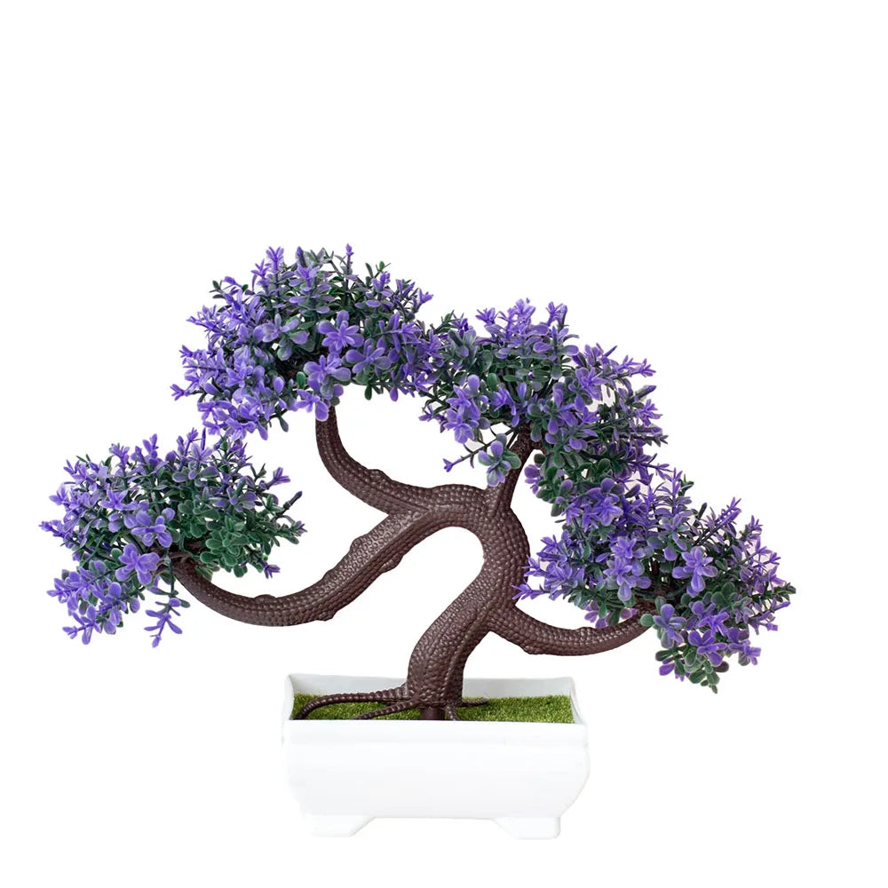 Artificial Plants Decoration Potted Bonsai Small Tree Pot Fake