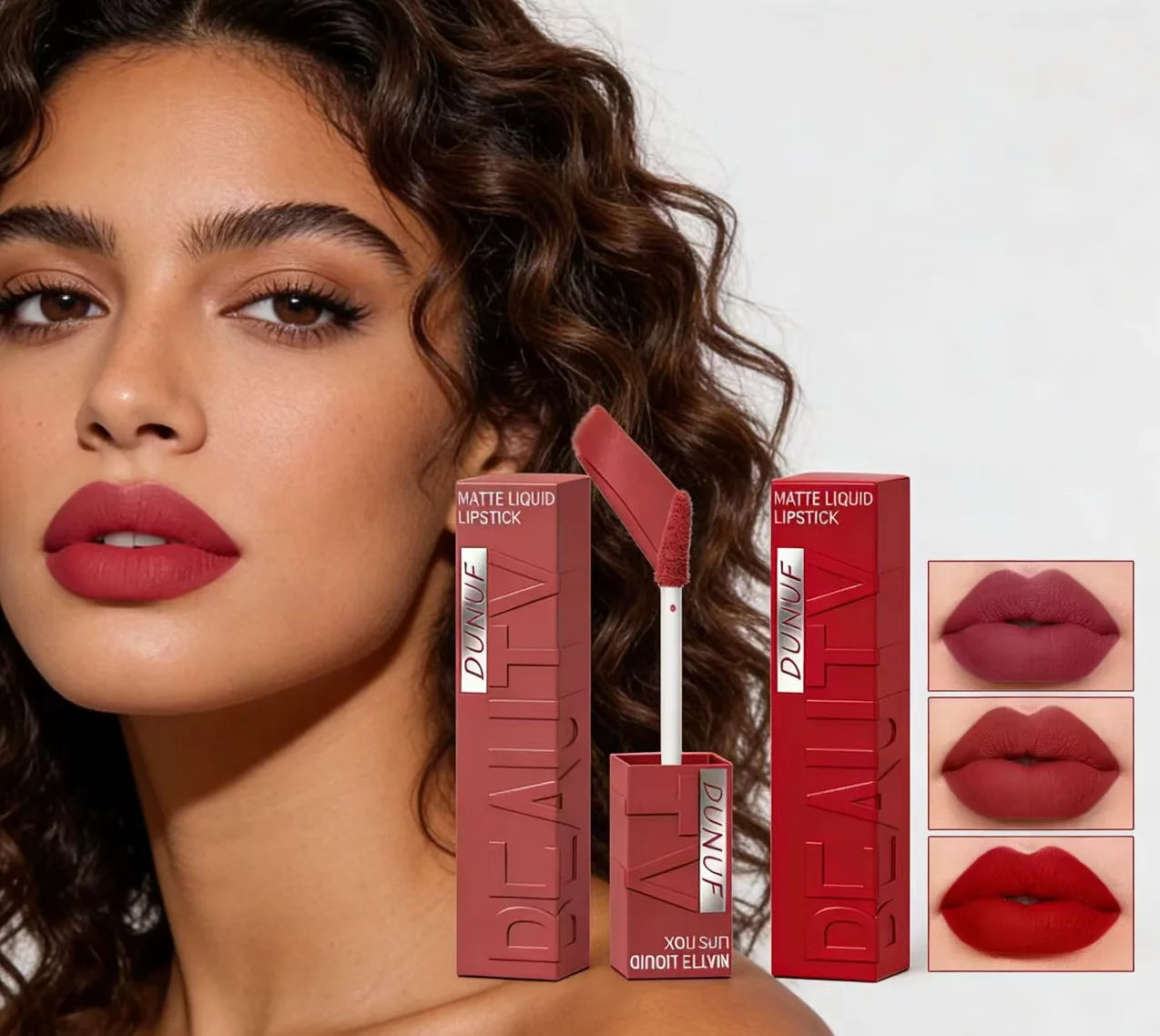 Matte Velvet Lipstick Lip Gloss Waterproof Smooth Long-Lasting