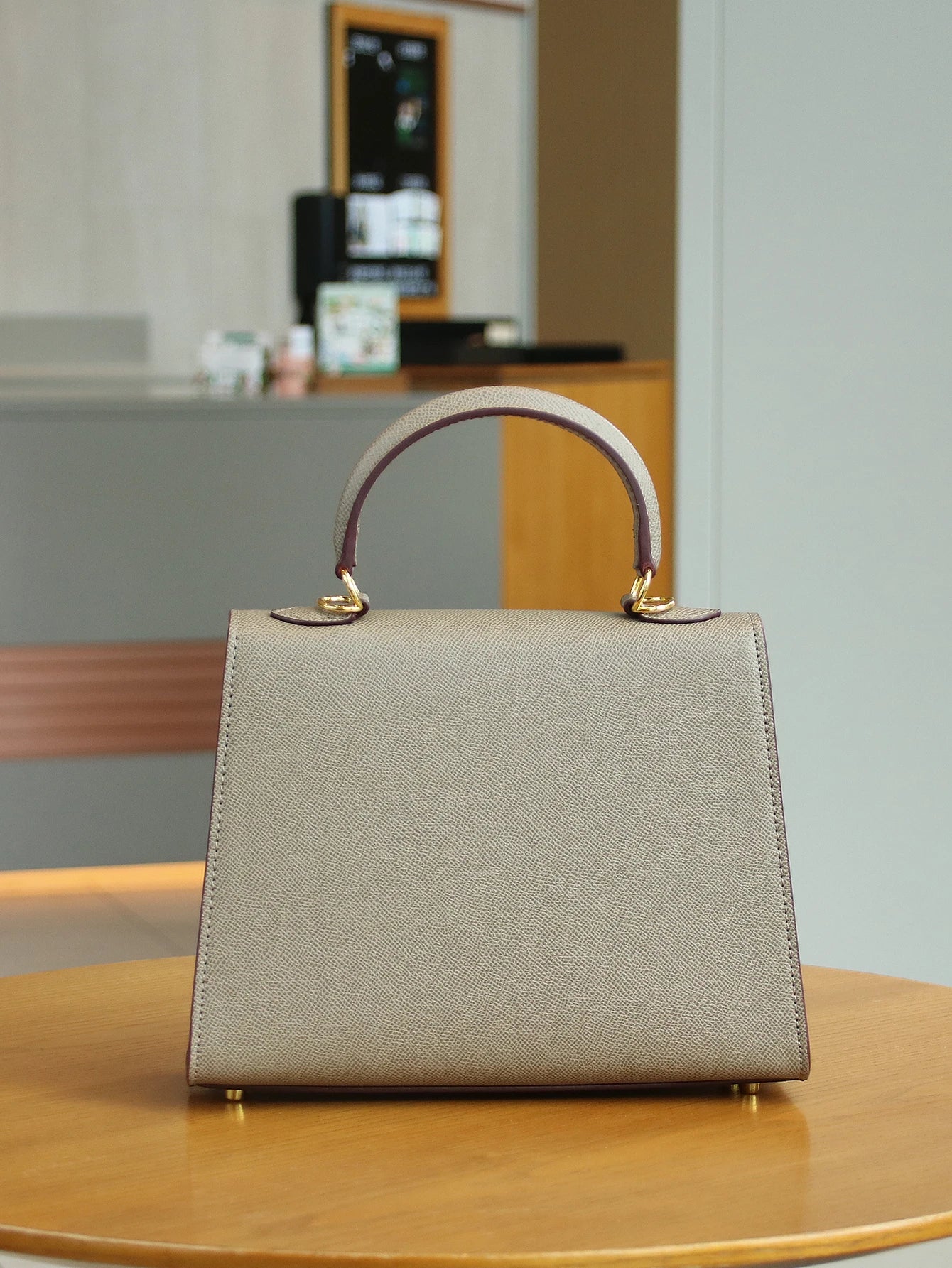 small bag palm print handbag OL commuter Joker work bag light luxury