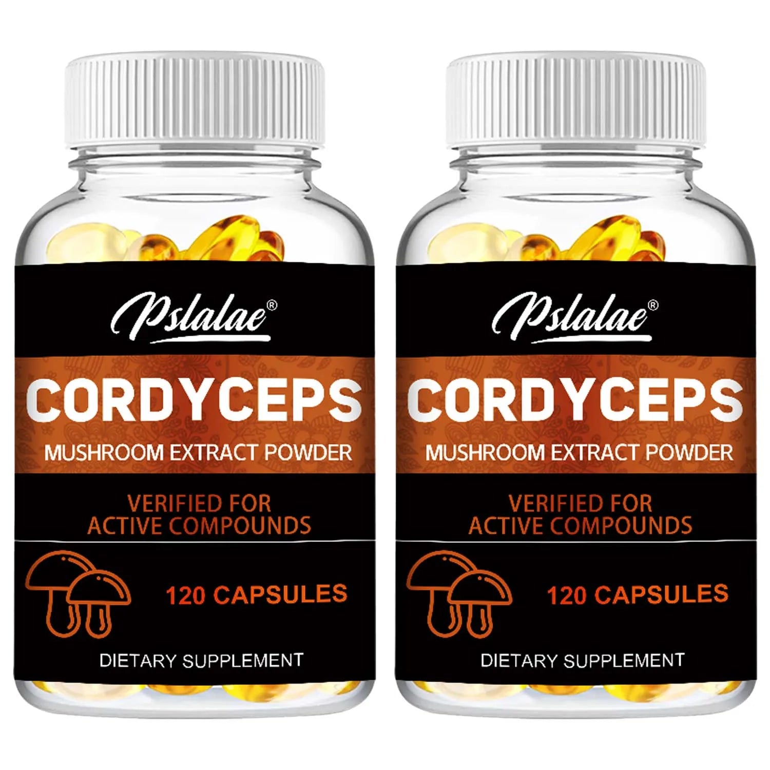 Cordyceps - Mushroom Extract, Provides Energy and Immune Support - 120 Capsules