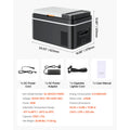 20L 22L 35L 45L 55L Car Refrigerator Mini Fridge Freezer Portable Compressor Cooler DC 110-240V Ice Box for Camping