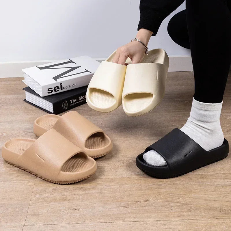2024 New Ultra Soft Casual Sports Wear-Resistant Outdoor Heightened Slippers Sandals