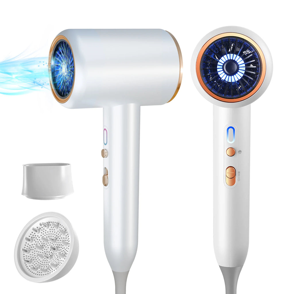 Professional Hair Dryer with Diffuser, 1875W Blow Dryer Ionic Hair Dryer