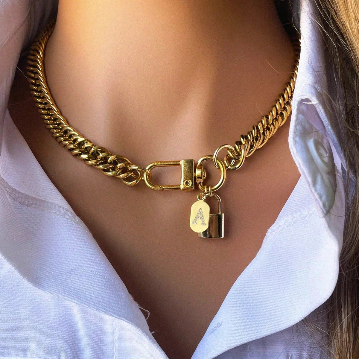 Necklace With A-Z Letters, Unique And Exquisite Style,