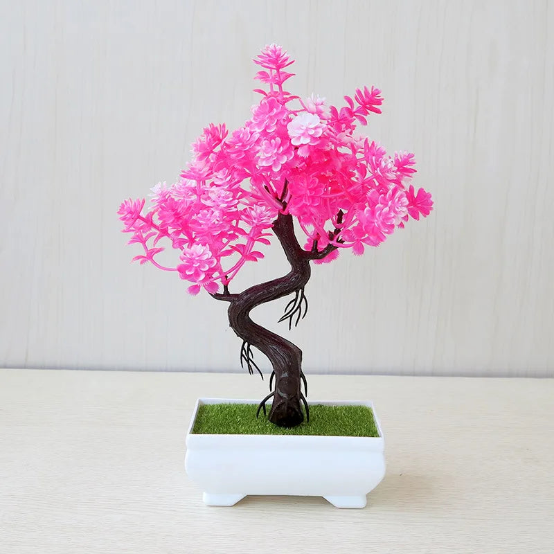 Artificial Plants Decoration Potted Bonsai Small Tree Pot Fake