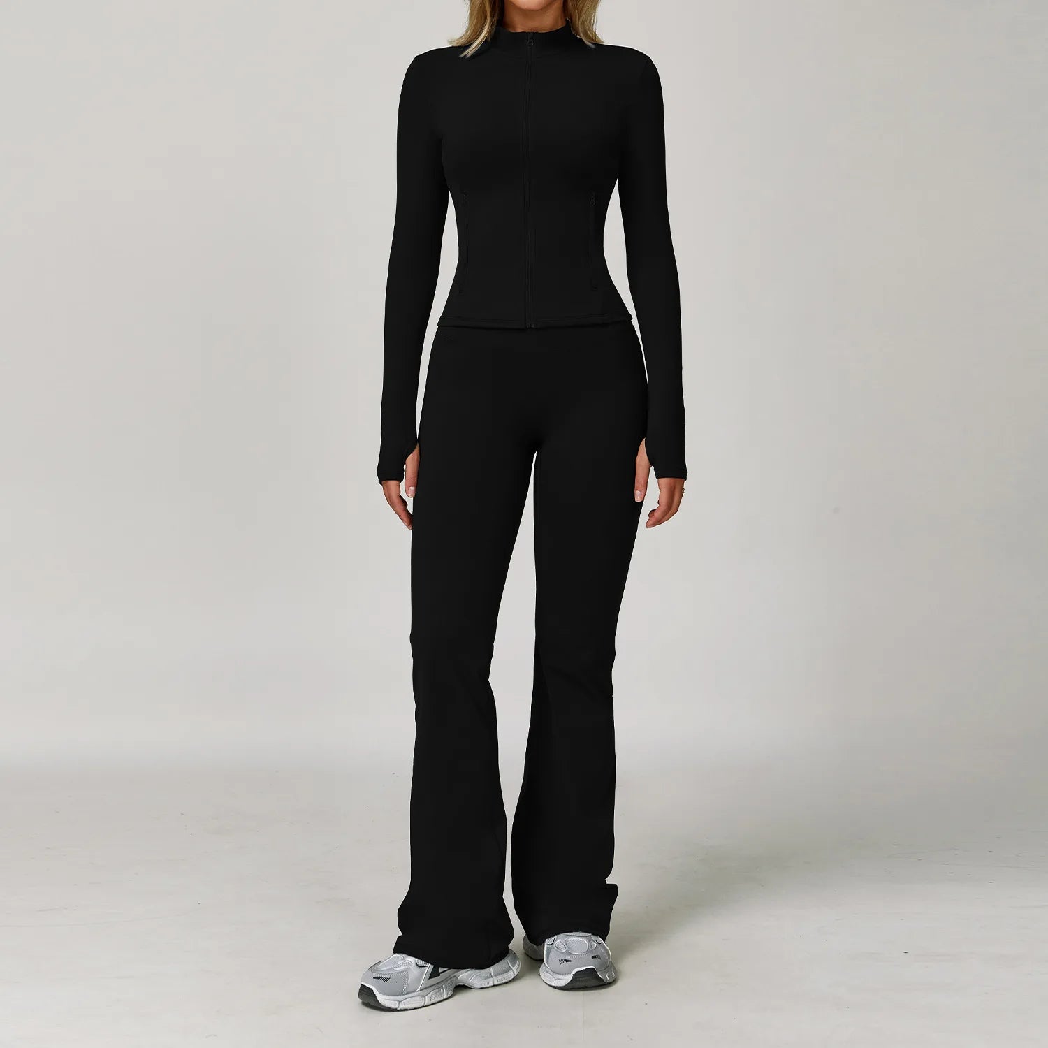 3PCS Gym Set Women Yoga Bra Jacket High Waist Workout Leggings Shorts Sports Suit 2 Pieces Yoga Set