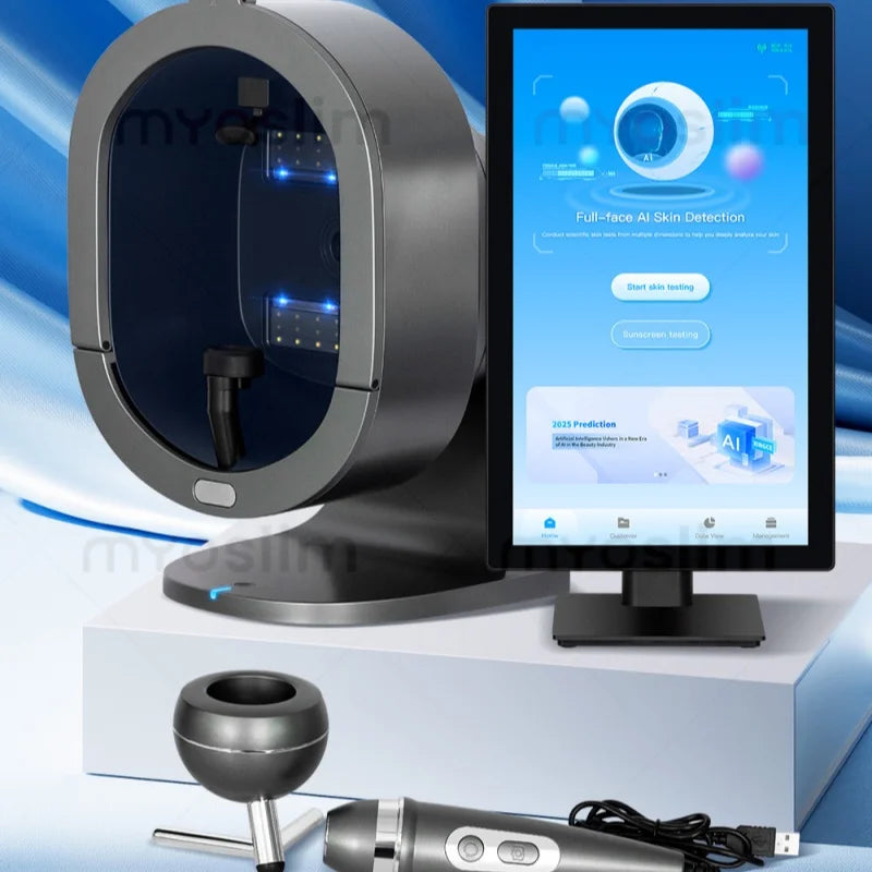 3D Facial Skin Analyzer Machine 21.5 Inch AI 8 Light Spectrum Skin Care