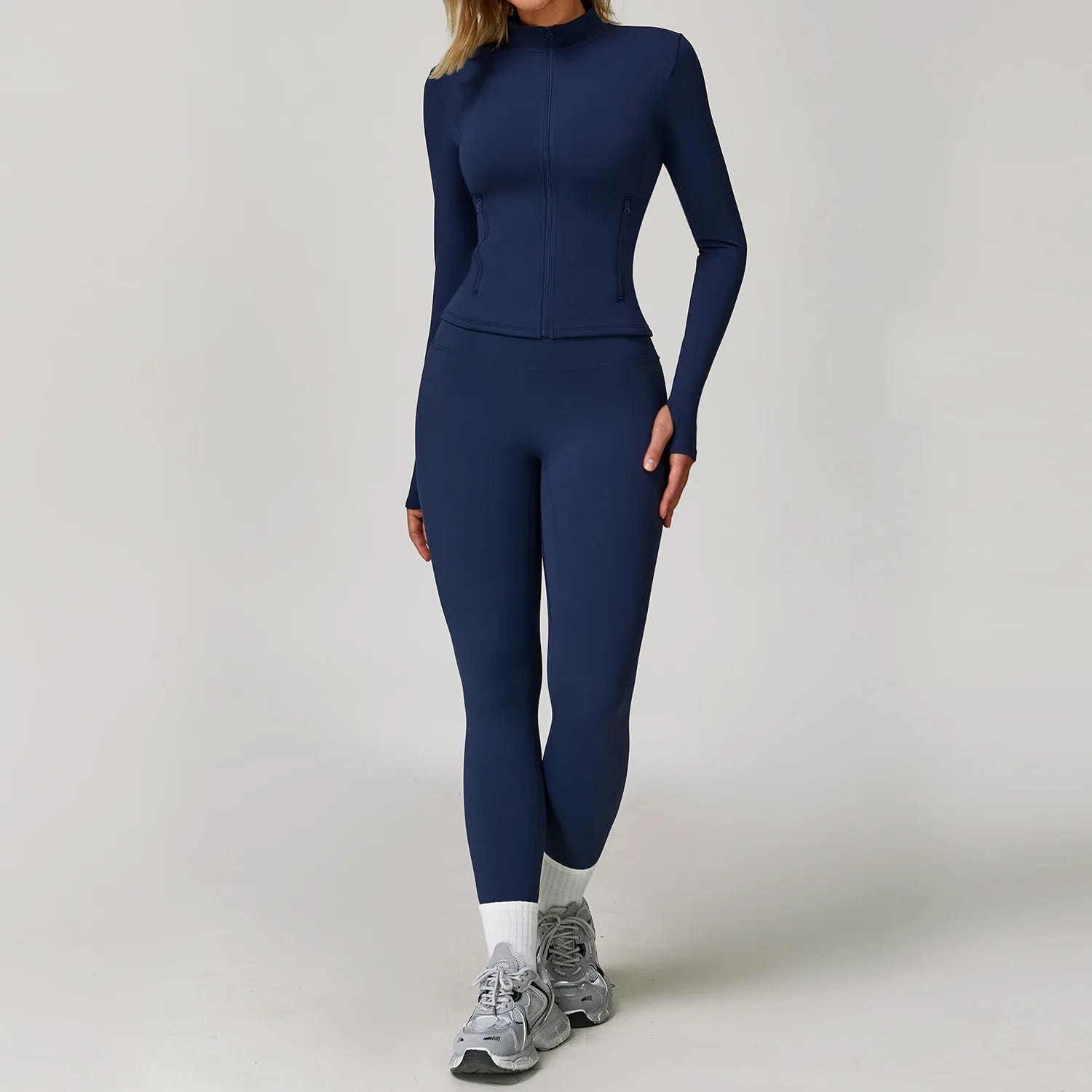 3PCS Gym Set Women Yoga Bra Jacket High Waist Workout Leggings Shorts Sports Suit 2 Pieces Yoga Set