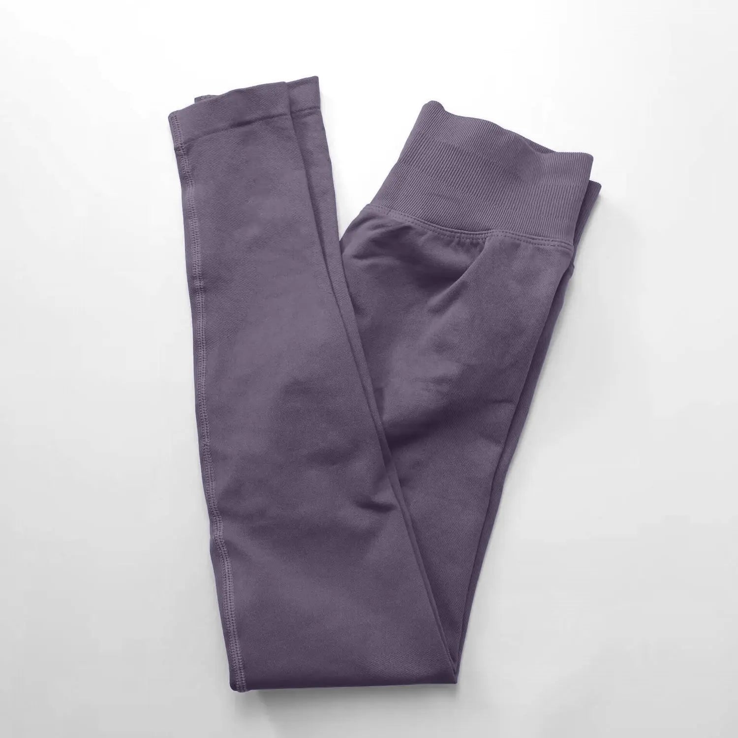 Impact Leggings Women Seamless Sports Yoga Low Ribbed Band Gym Scrunch Bum Tights