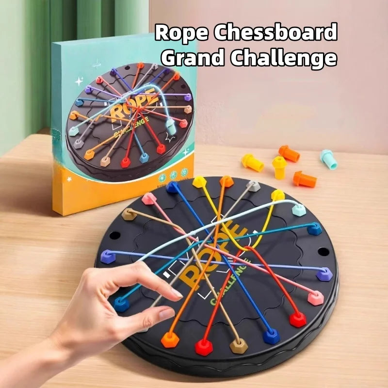 Super interesting and novel things, rope game board, children's rope decryption game logic training