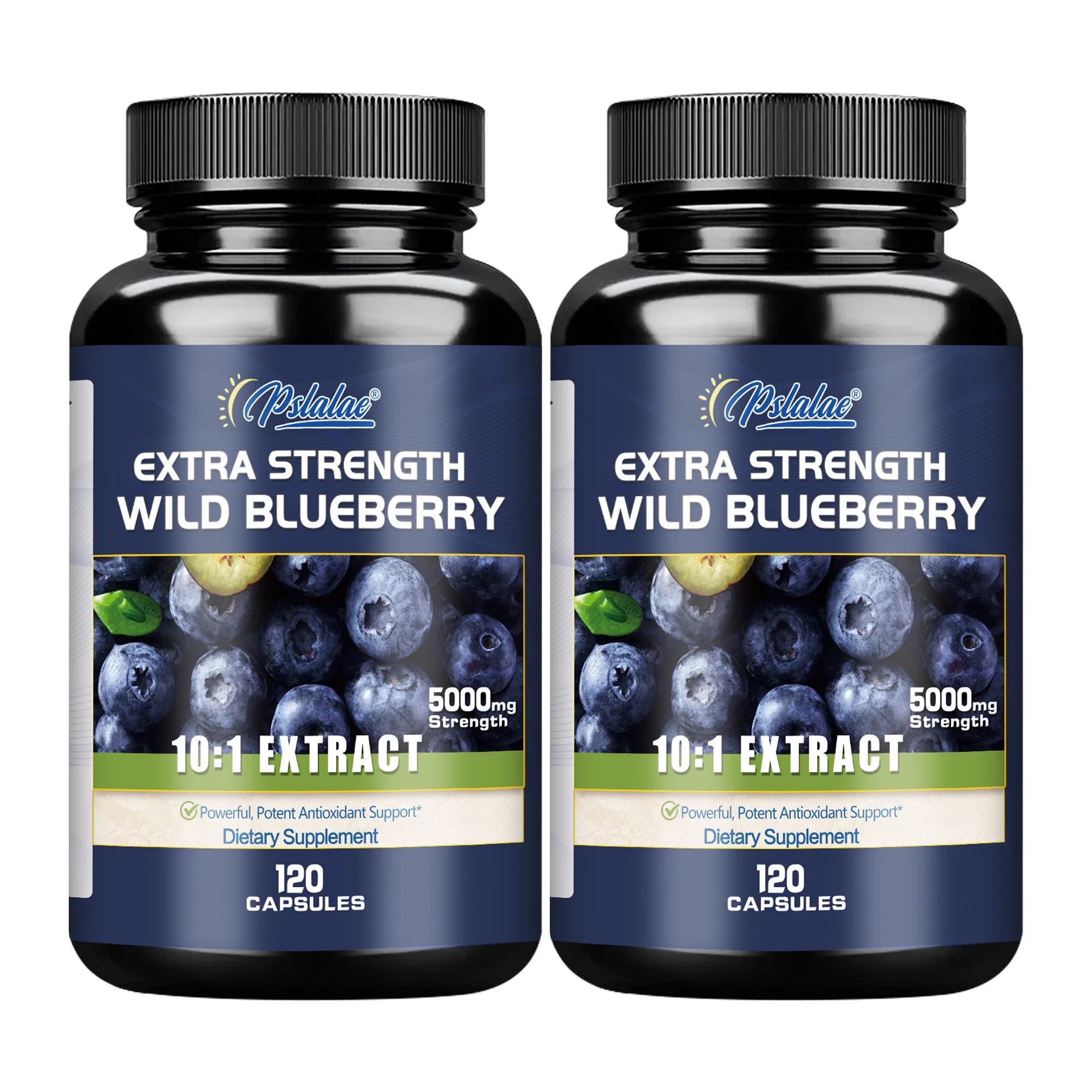 Wild Blueberry Capsules - Eyesight Improvement Eye Dry Fatigue Relief Myopia - 120 Capsules