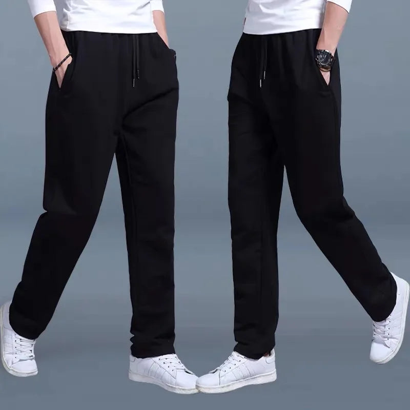 New Straight tube Men Casual Sports Pants Running Workout Men Jogger Sweatpants