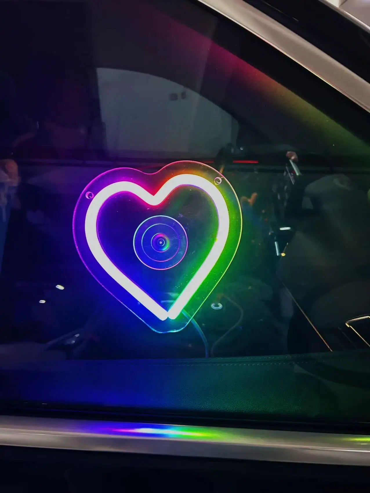 LED Heart Sky Night Light 5V USB Powered Galaxy RGB Lamp for Car Roof Kids Room Decor Lights