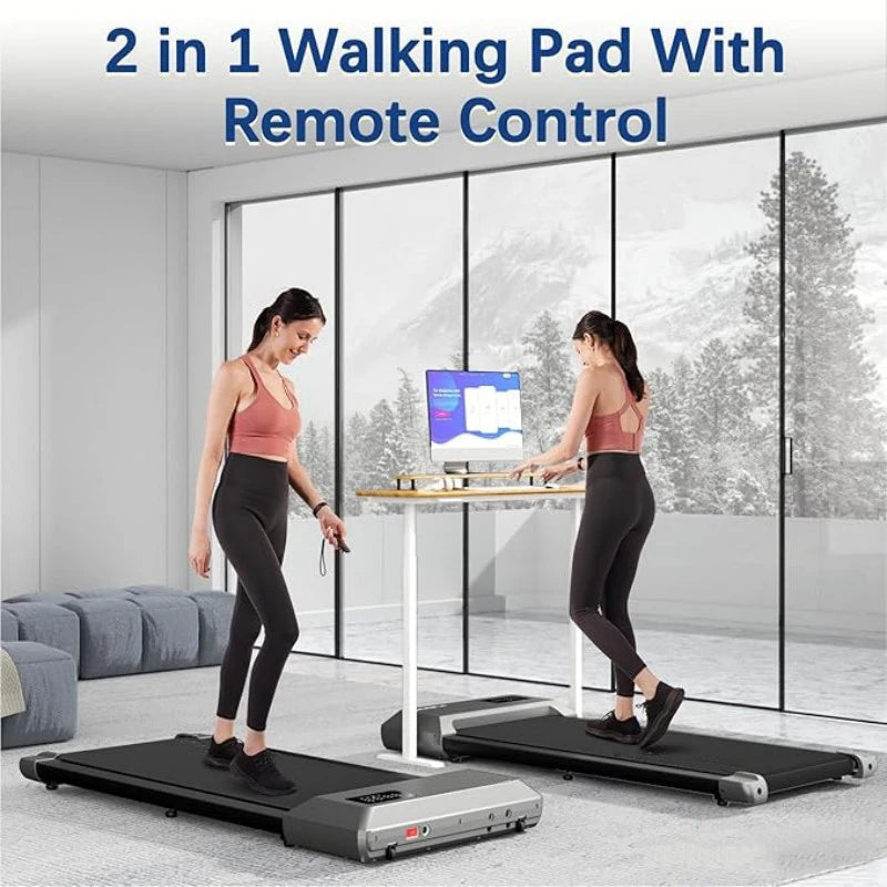 300lbs Treadmill for Home 2.5HP Treadmills Walking Pad LCD Digital Data Display