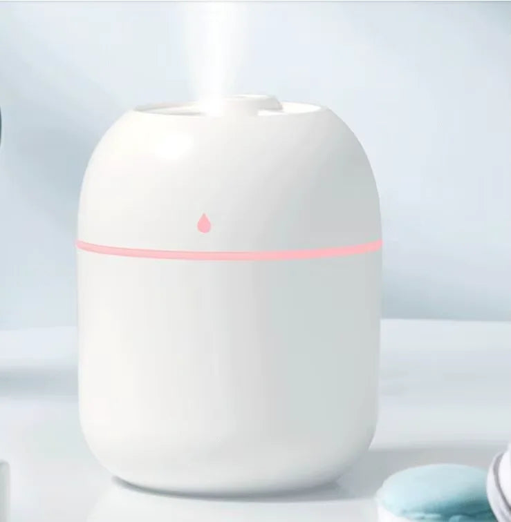 Portable USB Mini Humidifier & Essential Oil Diffuser - 2-in-1 Ultrasonic Air Vaporizer