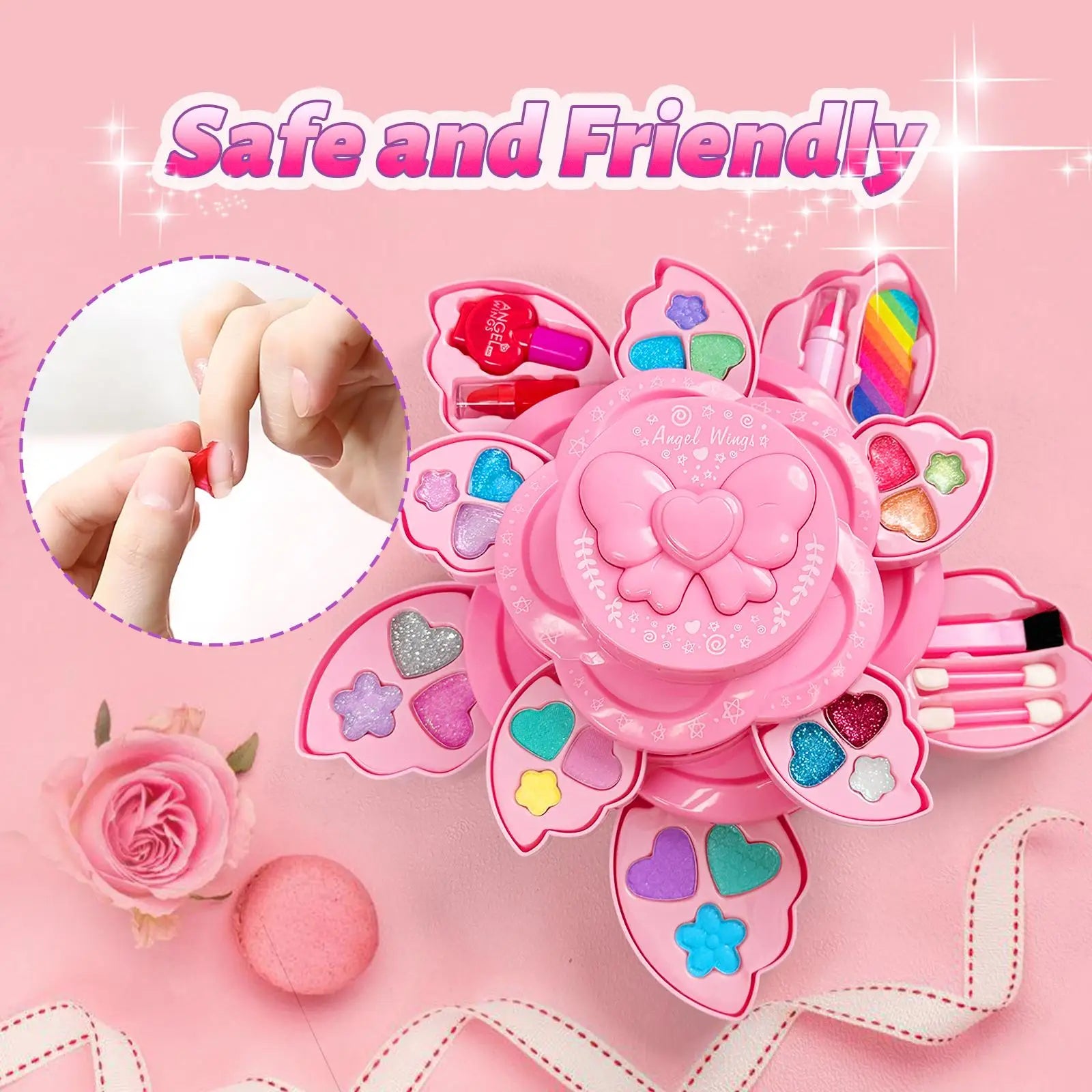 Petal-Shaped Makeup Pretend Play
