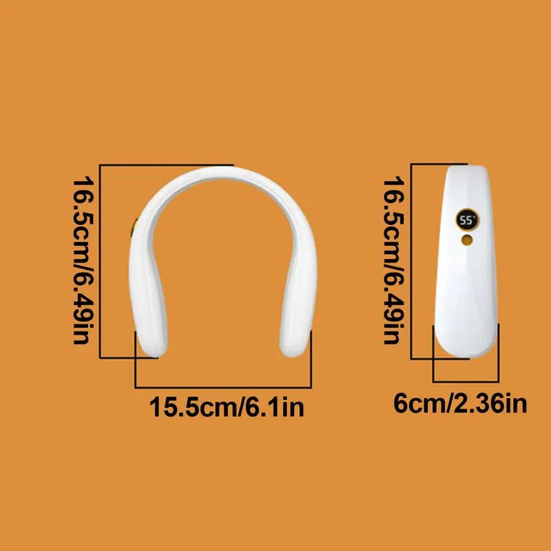 Cordless Neck Heater Rechargeable Neck & Hand Warmer 4 Heat Settings Fast Heating Pad Portable Neck Heat