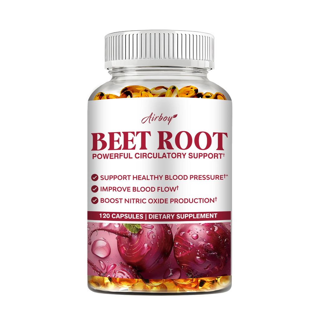 Beetroot - Maintain Healthy Blood Pressure, Improve Blood Circulation, Support Heart and Cardiovascular Health - 120