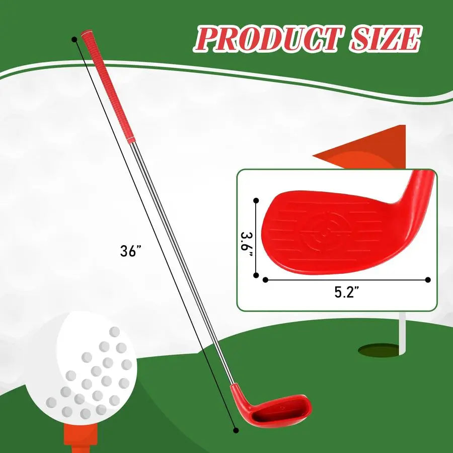 2 Pack 36 Backyard Golf Club Set with Oversize Heads Golf Club for Home Backyard Bucket Game Chipping Clubs