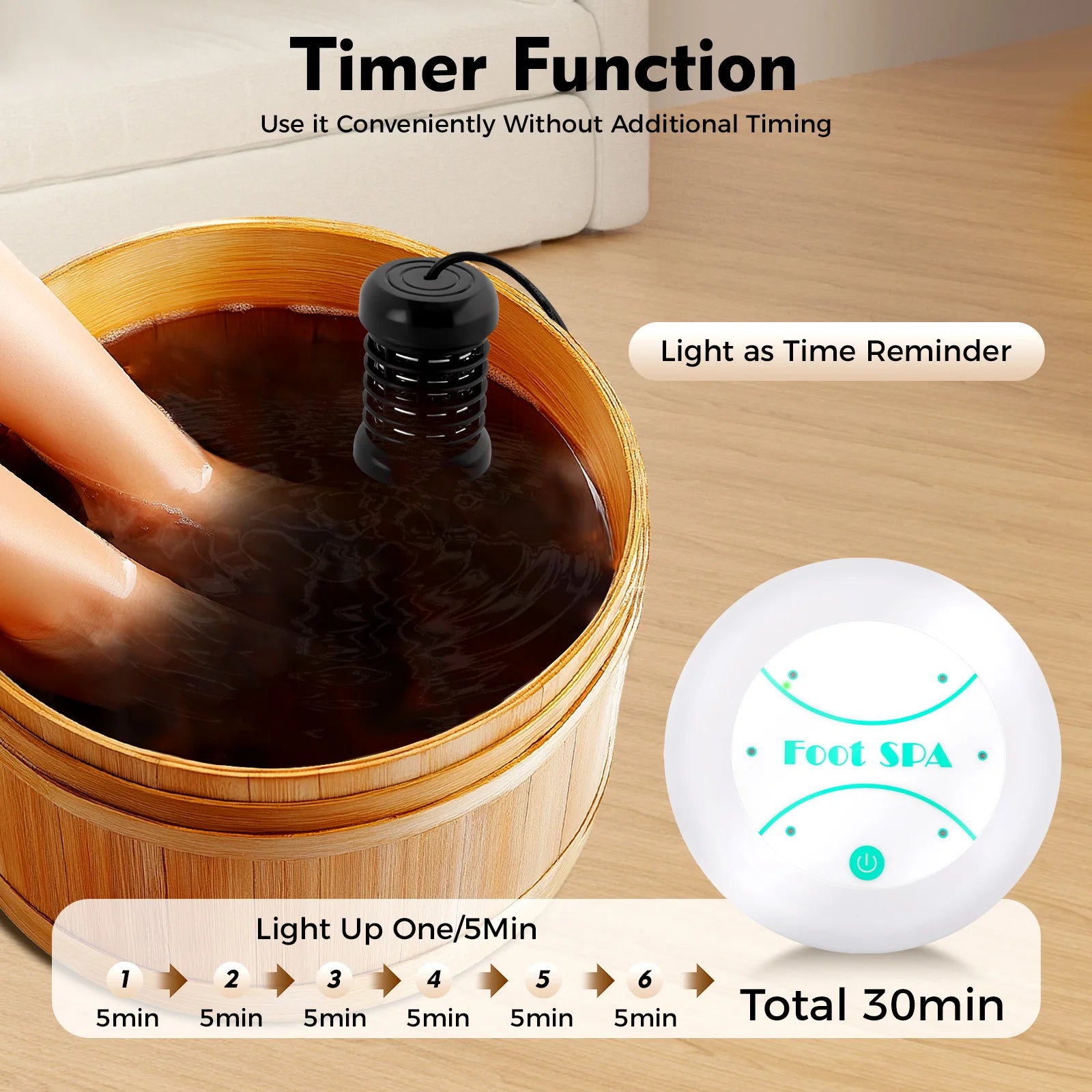 Ionic Detox Foot Bath Spa Machine, 30-Min Auto Timer, Immune Support & Toxin Removal