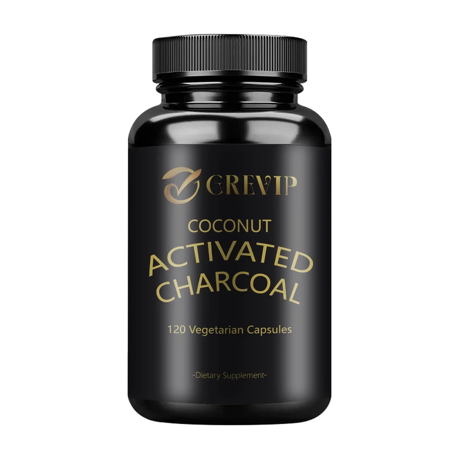 Activated Coconut Charcoal - Helps Maintain Healthy Digestion - 120 Capsules
