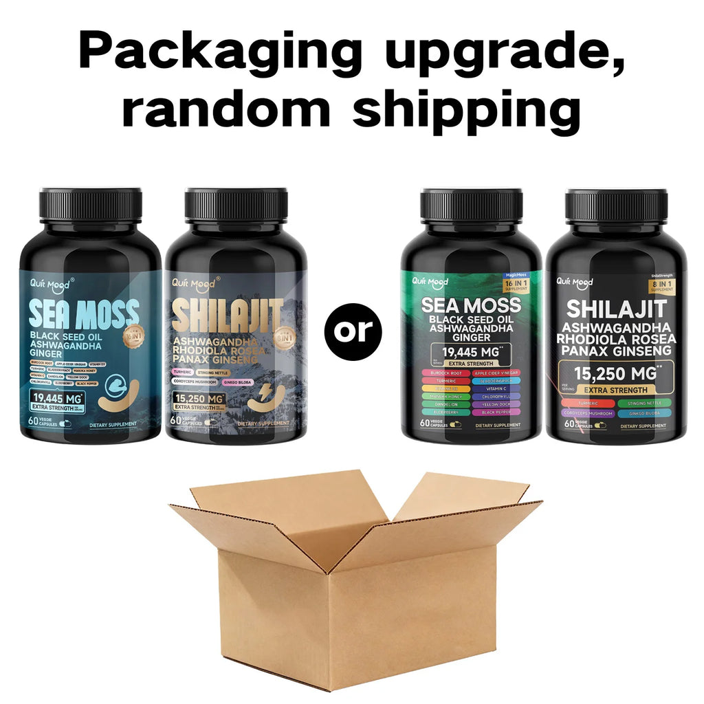 Sea Moss and shilajit Bundle 120 capsule