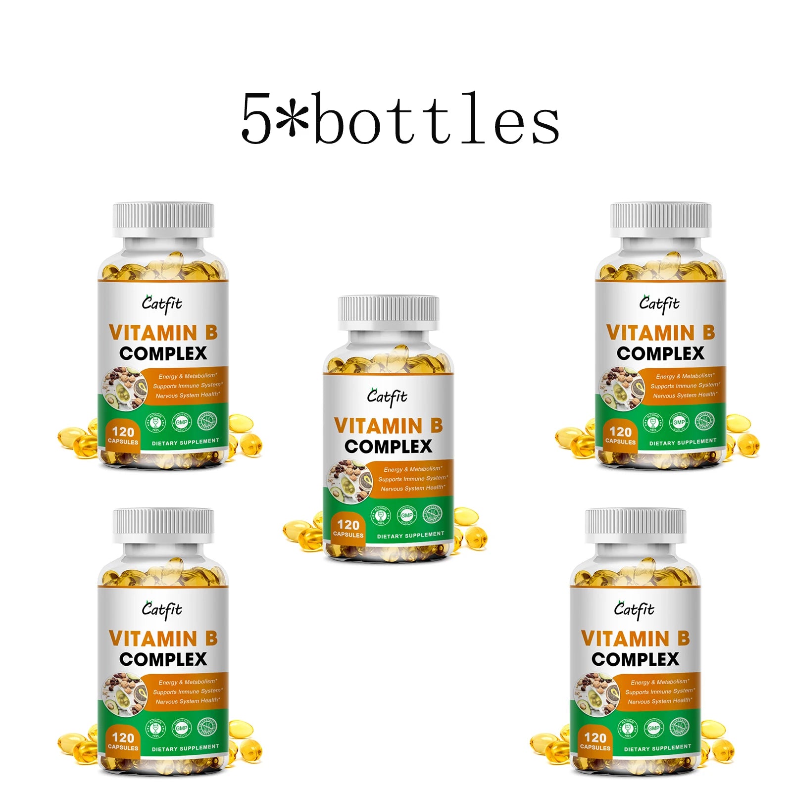 Vitamin B Complex Supplement, Supports Energy, Immune Health, Antioxidant Supplement