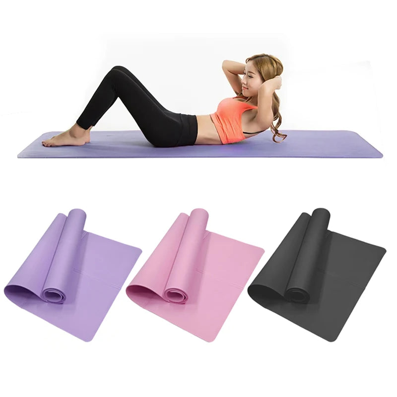 4MM Thick Yoga Mats Anti-slip Sport Fitness