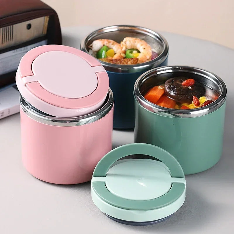 Food Thermal Jar Insulated Soup Cup Thermos Containers Stainless Steel Lunch Box Thermo Keep Hot