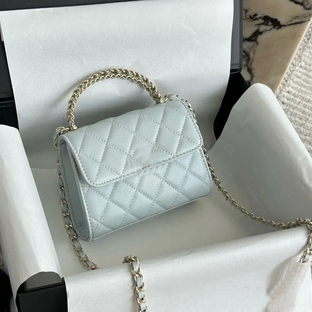 Top Cowhide Flap Luxury Bags With Handle Designer Bag Quilted Wallets