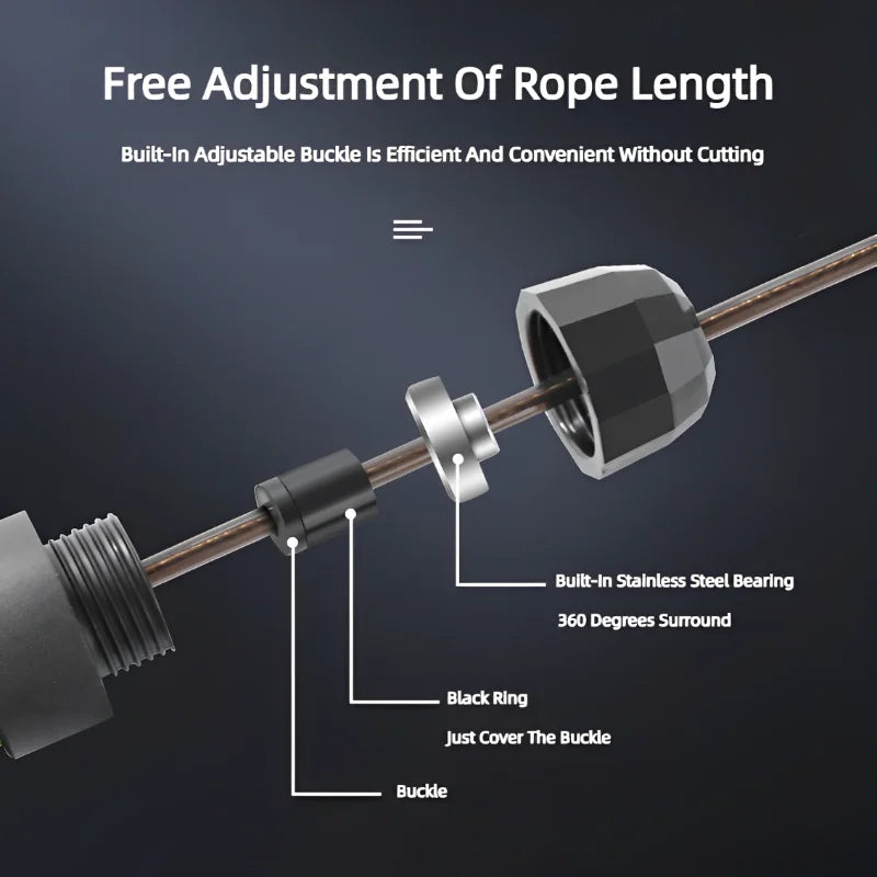 1PCS The New Jump Rope Steel Wire Skipping Exercise Adjustable
