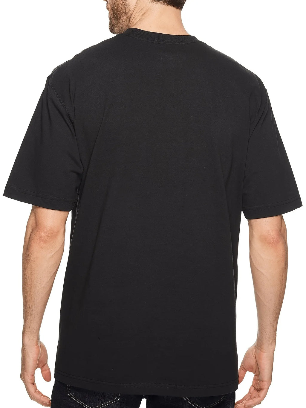 T-shirt, Black T-shirt Summer Short Sleeved Top,