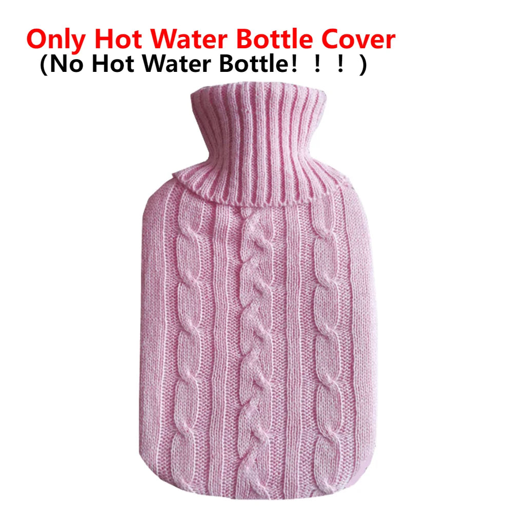 2L Hot Water Bottle Soft Cover Large Capacity Hot Water Bag