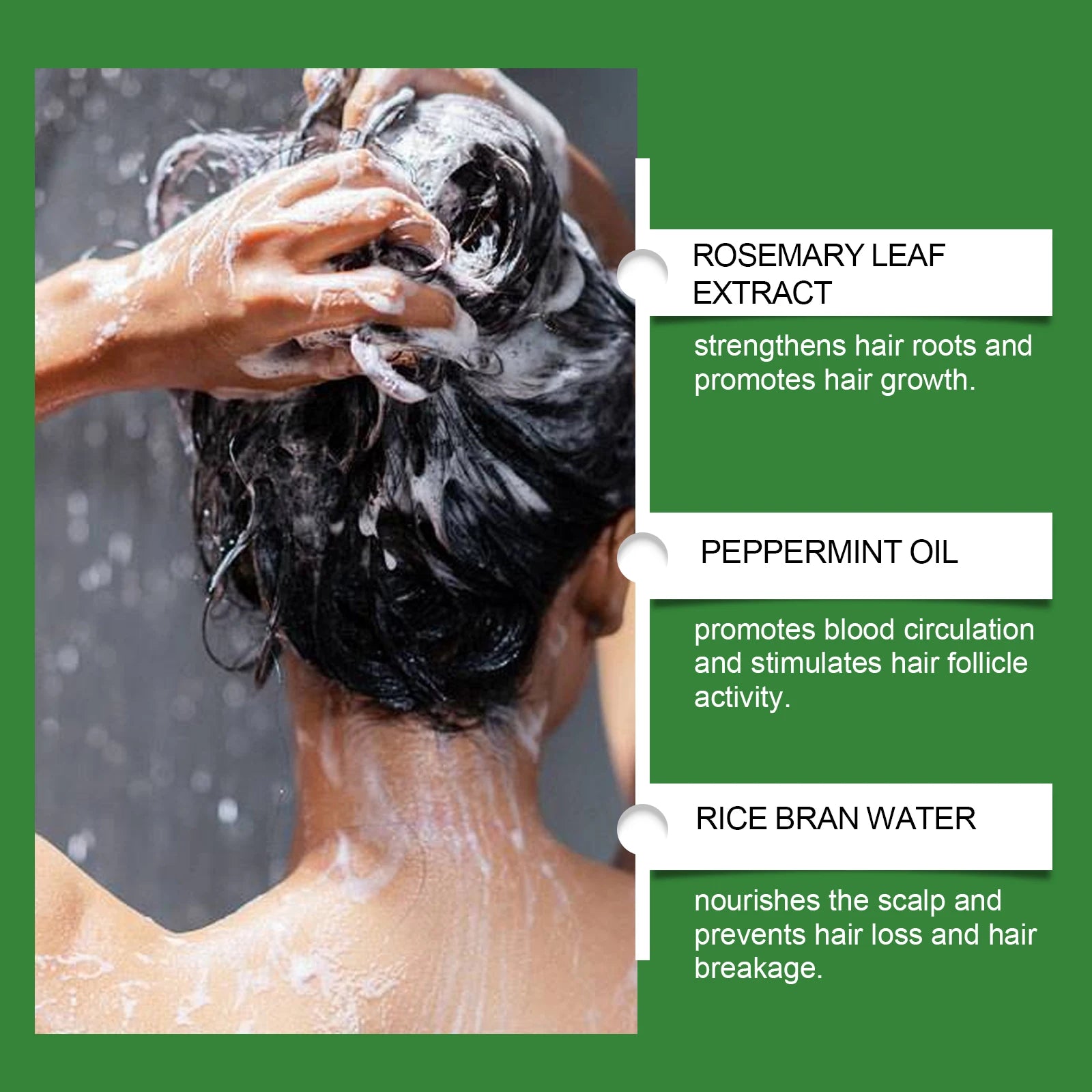 Rosemary Hair Growth Spray with Rice Water Hair Care Oil