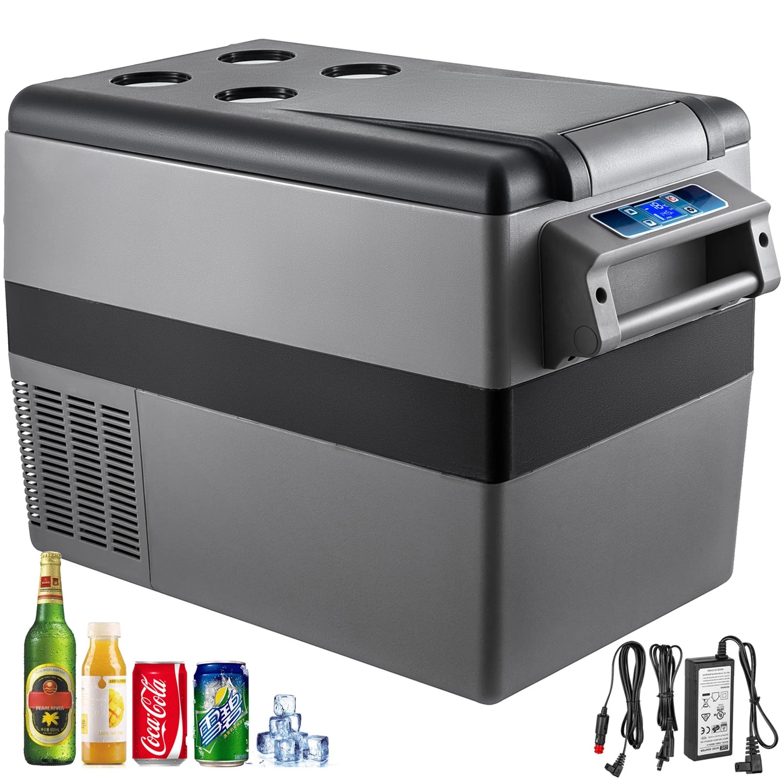 20L 22L 35L 45L 55L Car Refrigerator Mini Fridge Freezer Portable Compressor Cooler DC 110-240V Ice Box for Camping