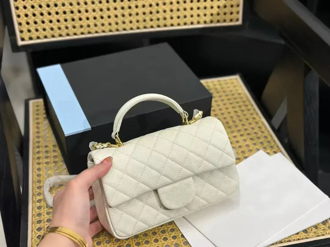 Top Cowhide Flap Luxury Bags With Handle Designer Bag Quilted Wallets