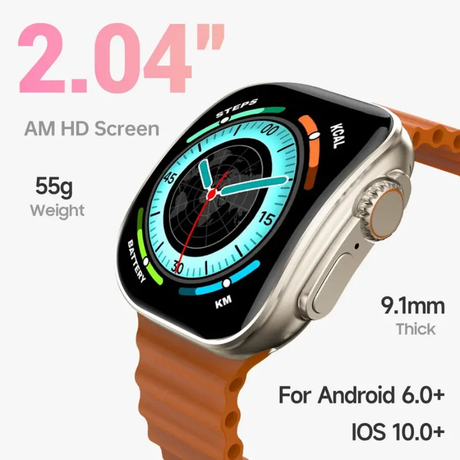 Smartwatch , IP67 Waterproof2.02" HD Fitness Watch with 100+ Sport Modes, Fitness Tracker Watch