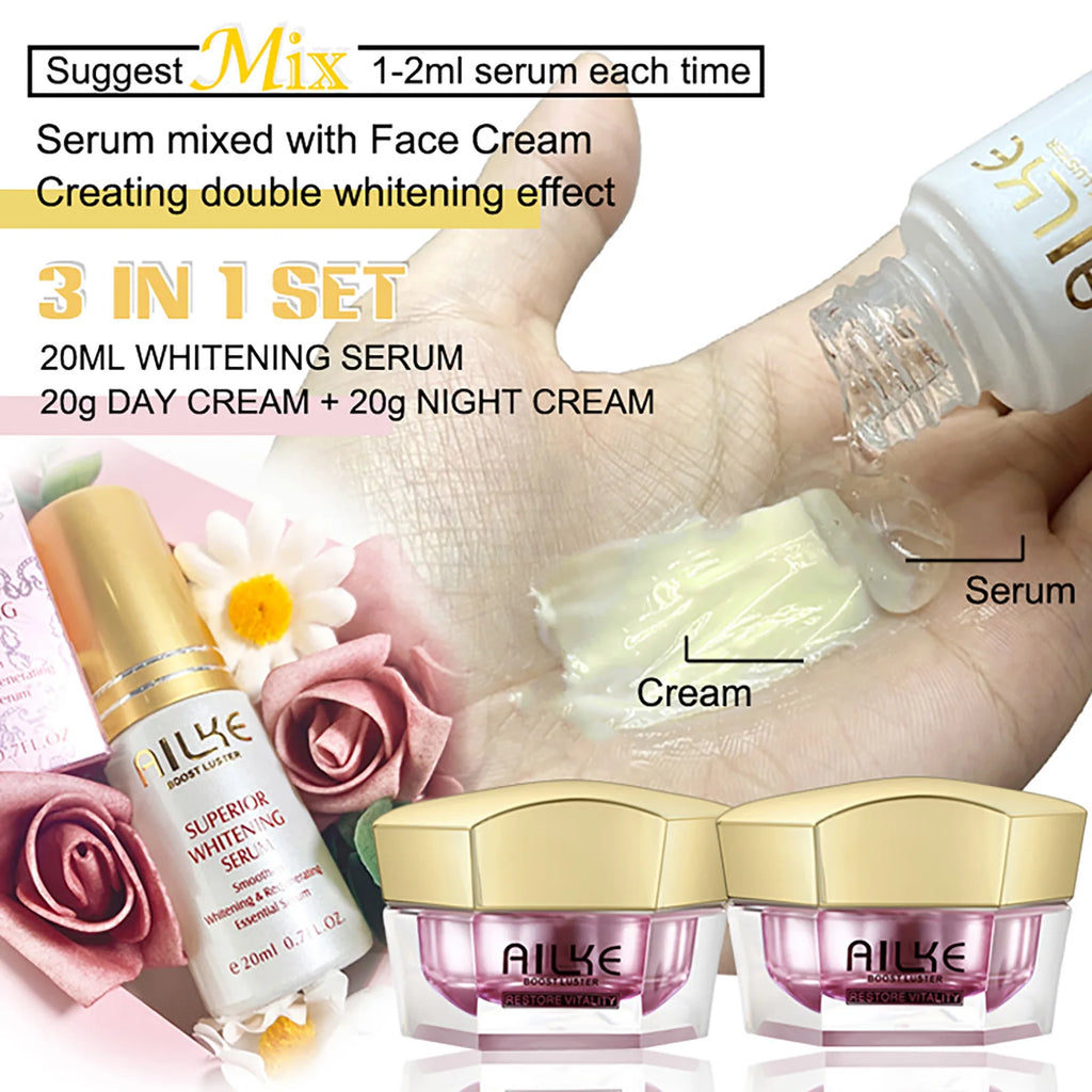 Lightening Face Cream, Antioxidant, Color Correction, Firming, With Sodium Hyaluronate, Clean Skin Facial Cream