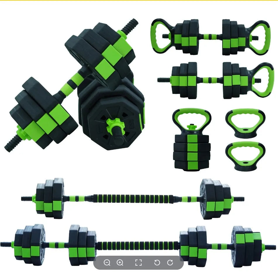 66lbs/88lbs Weight 4 in 1 Adjustable Kettlebell Set  Dumbbell Set