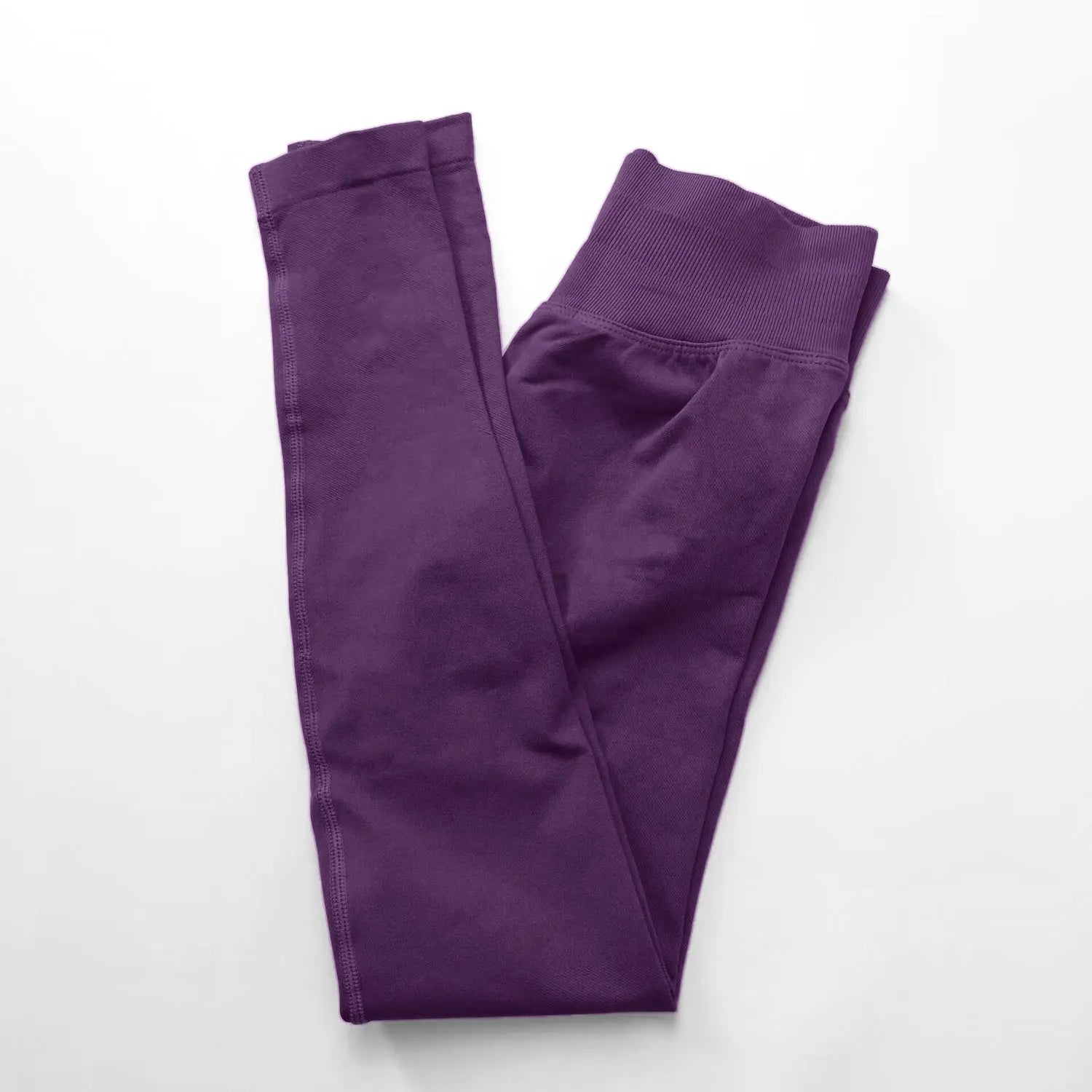 Impact Leggings Women Seamless Sports Yoga Low Ribbed Band Gym Scrunch Bum Tights