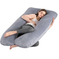 Pregnancy Pillows for Sleeping, G Shaped Full Body Maternity Pillow with Removable Cover