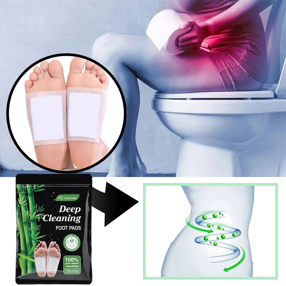 Detox Foot Patches 10PCS Natural Herbal Detox