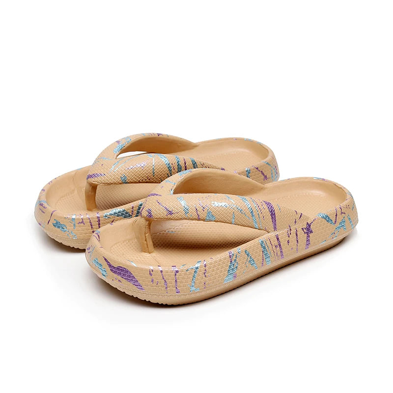 Comfort Flip-Flop Leopard Soft Thick-Soled Cloud