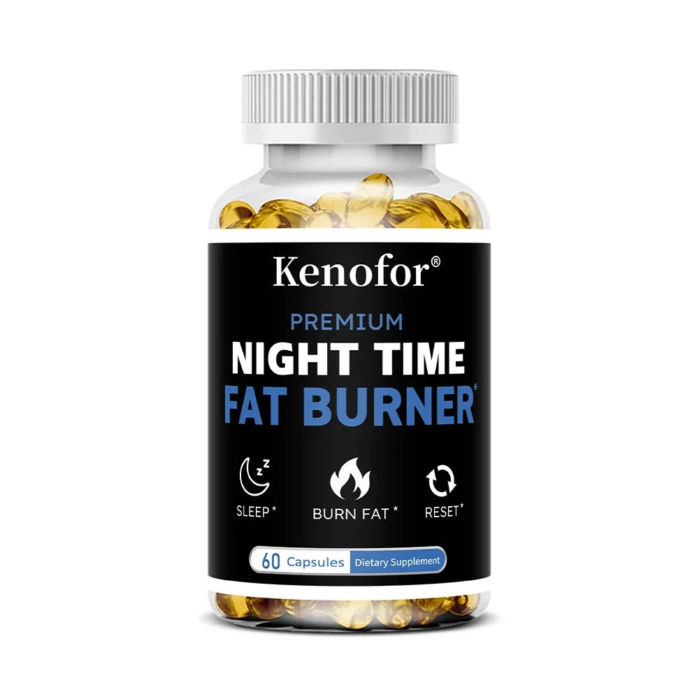 Nighttime Fat Burner Supplement - for Weight Loss, Boost Metabolism, Suppress Appetite Diet