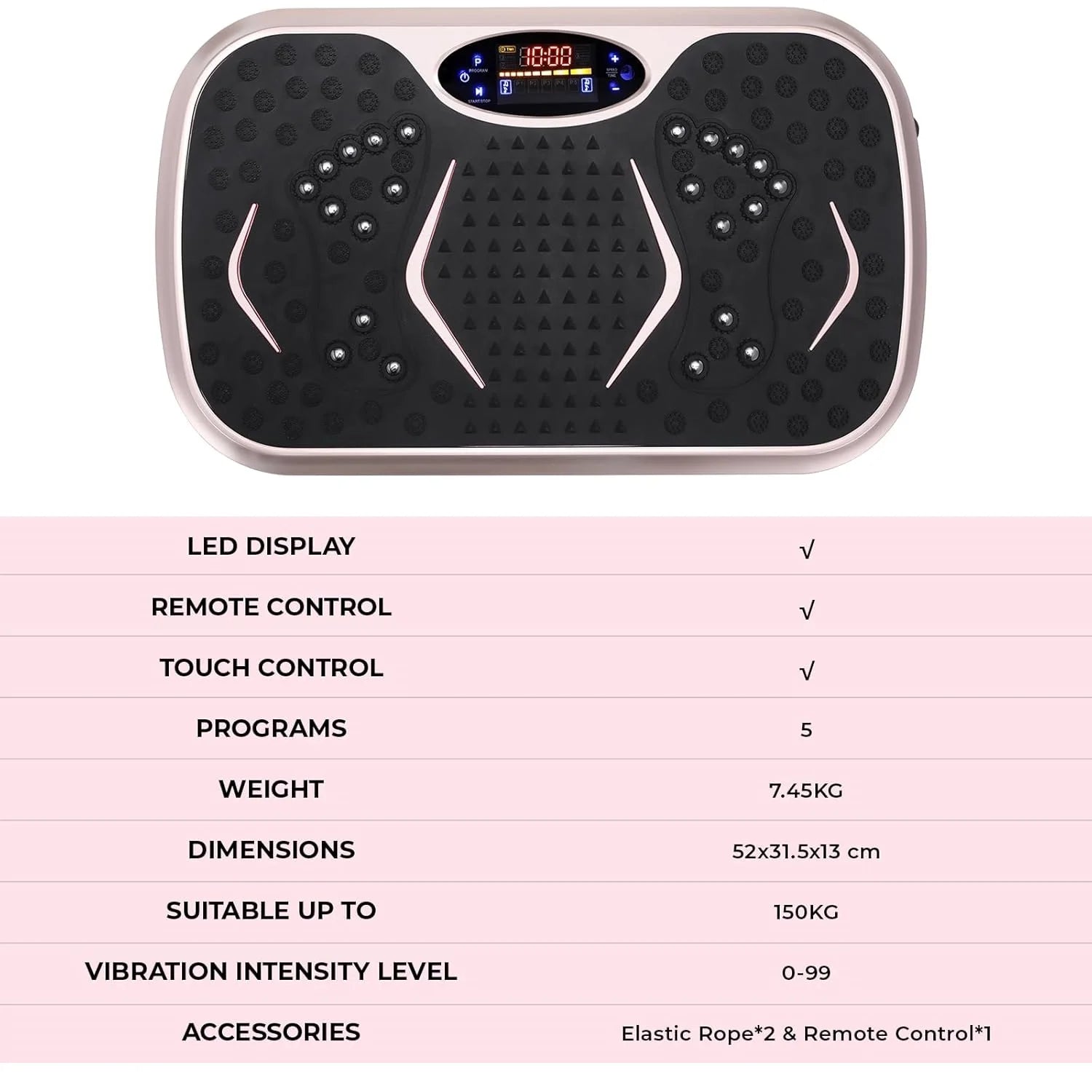 Vibration Plate,Fitness Vibration Board for Home,Full Body Exercise Machine