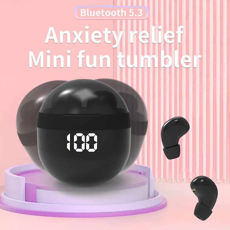 Super bass Sleep Headphones Wireless Bluetooth Earphones With Mic Sports Earbuds Noise Reduction Mini HD Headset