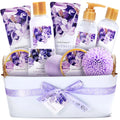 Lavender Spa Gift Basket for Women - Luxurious 11-Piece Bath & Body Set, Perfect Mother's Day Gift