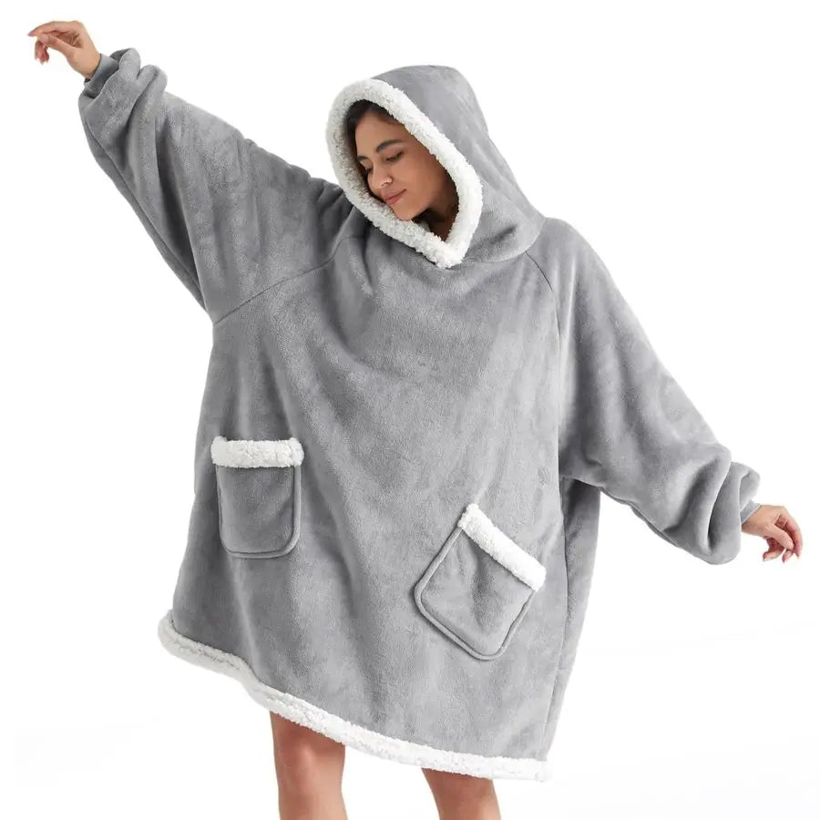 Blanket Hoodie, Wearable Blanket Hoodie